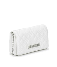LOVE MOSCHINO QUILTED Mini Bag mit Schultergurt Weiß - Damentaschen - 2