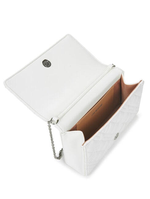 QUILTED Mini Bag mit Schultergurt Weiß - Damentaschen