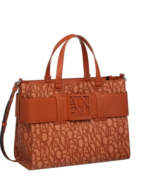 LOGO ALL OVER Handtasche mit Schultergurt Nocken. Rosen/Auto. Cafe - Damentaschen