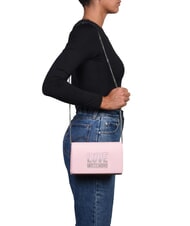 LOVE MOSCHINO CHAIN Lettering Umh&auml;ngetasche Gesichtspuder - Damentaschen - 4