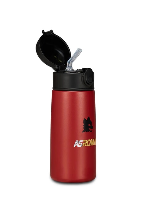 AS ROMA Thermoflasche 460 ml mit Flaschenhalter Schwarz - Thermosflaschen