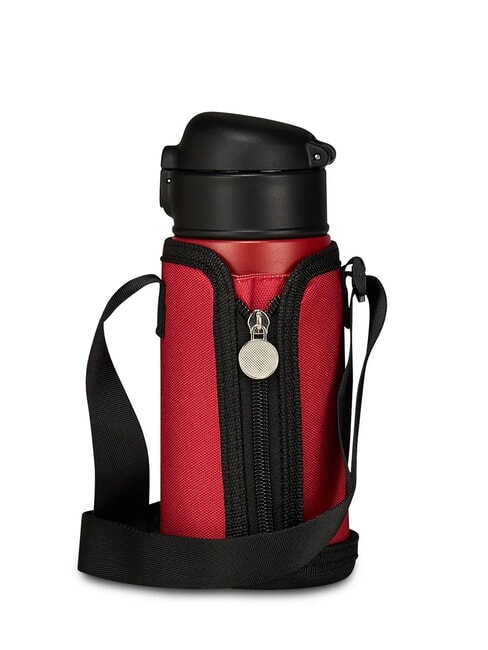 AS ROMA Thermoflasche 460 ml mit Flaschenhalter Schwarz - Thermosflaschen