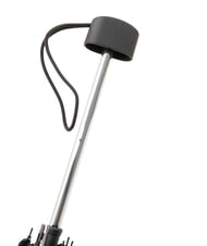 FERRÈ LOGO ALL OVER Manueller Mini-Regenschirm schwarz03 - Regenschirme - 4