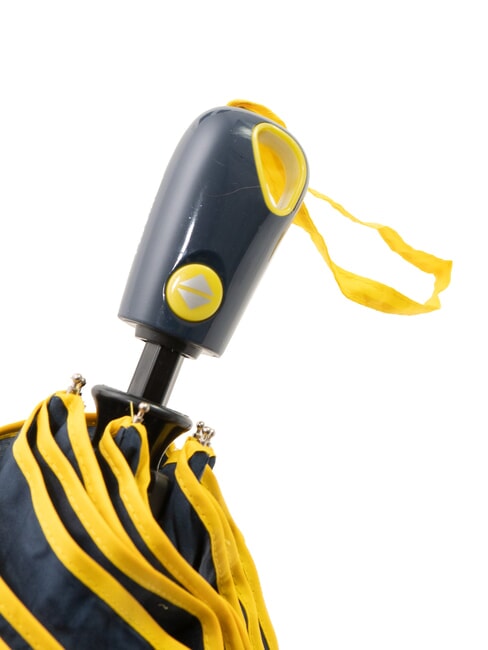 MINI Regenschirm mit automatischem Öffnen/Schließen marineblau / gelb - Regenschirme