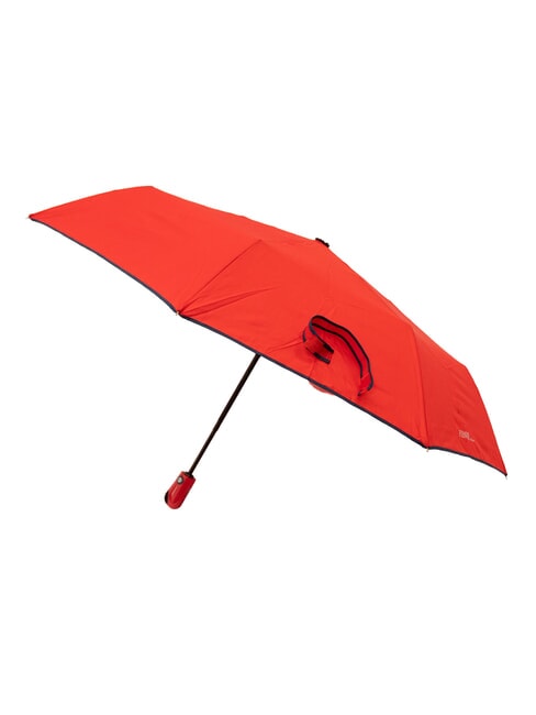 MINI Regenschirm mit automatischem Öffnen/Schließen rot / schwarz - Regenschirme