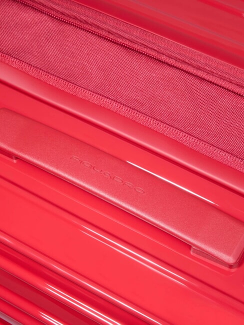 PQ-LIGHT Mittelgroßer erweiterbarer Trolley Rot 2 - Harte Trolleys