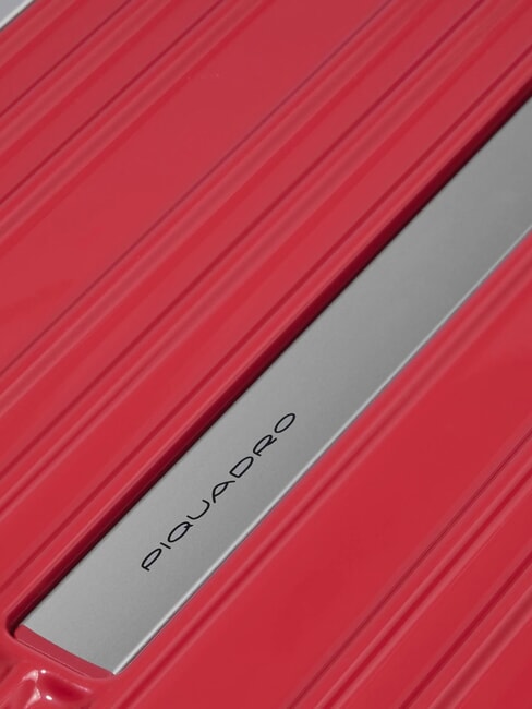 PQ-LIGHT Ultraflacher Kabinentrolley Rot 2 - Handgepäck