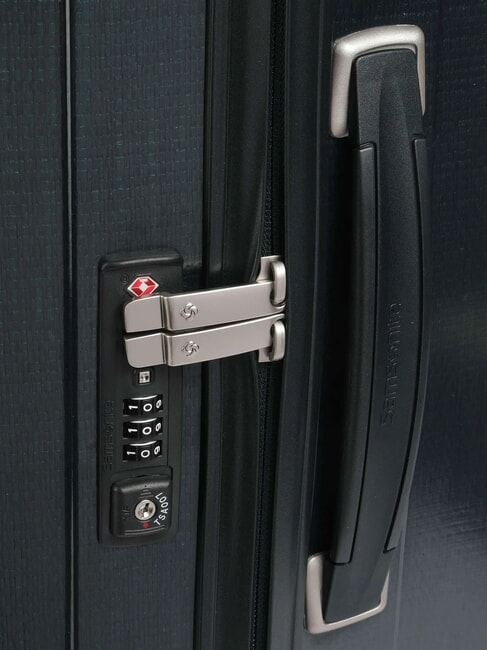 Trolley LITE-CUBE-Linie, mittlere Größe dunkelgrün - Harte Trolleys