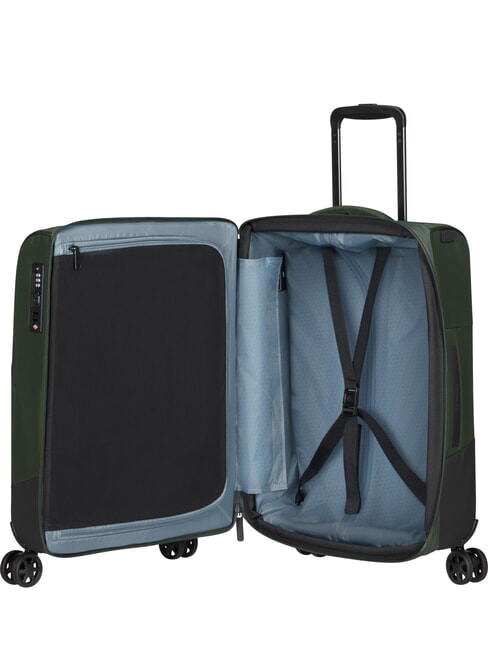 BIZ2GO TRVL Kabinentrolley mit 15,6" Laptopfach Erde gr&uuml;n - Handgep&auml;ck