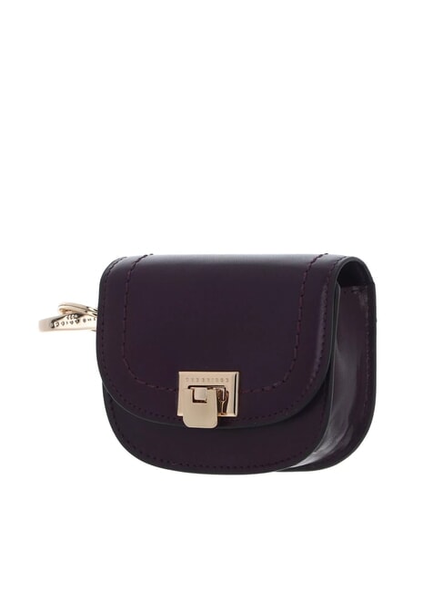 FEDERICA Leder-Geldbörse mit Schlüsselring Traube abb. Gold - Brieftaschen Damen