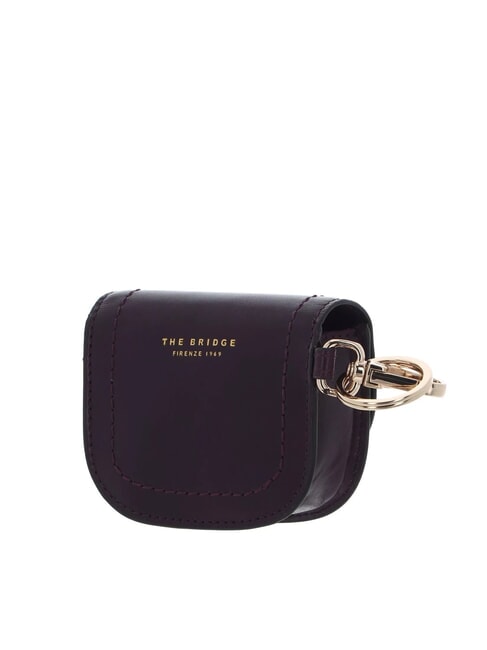 FEDERICA Leder-Geldbörse mit Schlüsselring Traube abb. Gold - Brieftaschen Damen