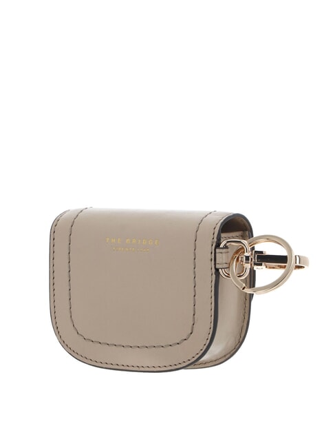 FEDERICA Leder-Geldbörse mit Schlüsselring Butter abb. Gold - Brieftaschen Damen