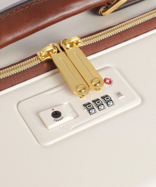 STORY  Großer Trolley natur / braun abk. Gold - Harte Trolleys