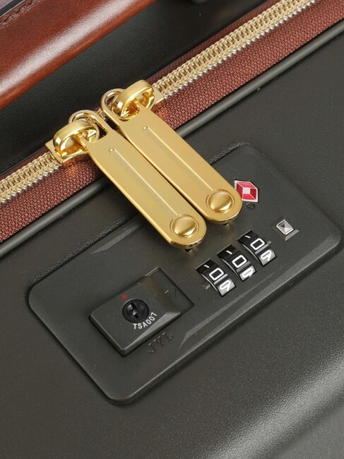 STORY  Trolley Handgepäck Wald/Braun abk. Gold - Handgepäck