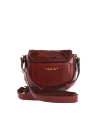 THE BRIDGE BETTINA Ledertasche mit Ponyfell-Effekt Chianti / Bordeaux / Gold - Damentaschen - 4
