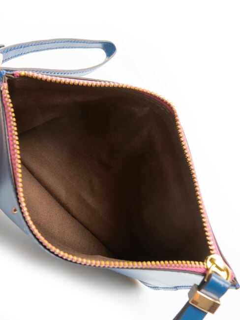 CHIARA Clutch aus Leder kurze Jeans Gold - Damentaschen