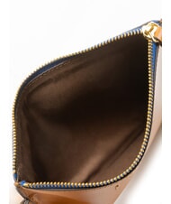 THE BRIDGE CHIARA Clutch aus Leder Cognac / Gold - Damentaschen - 5