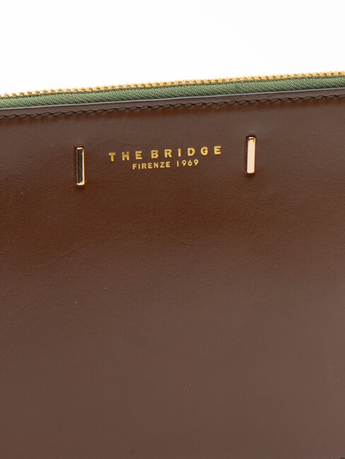 CHIARA Clutch aus Leder BRAUN - Damentaschen