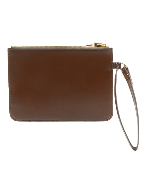 CHIARA Clutch aus Leder BRAUN - Damentaschen
