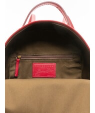 THE BRIDGE ELETTRA Runder Lederrucksack Beere Abb. Gold - Damentaschen - 5