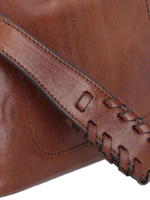 FEBE Lederschönheit mit Zöpfen BRAUN - Beauty-Case