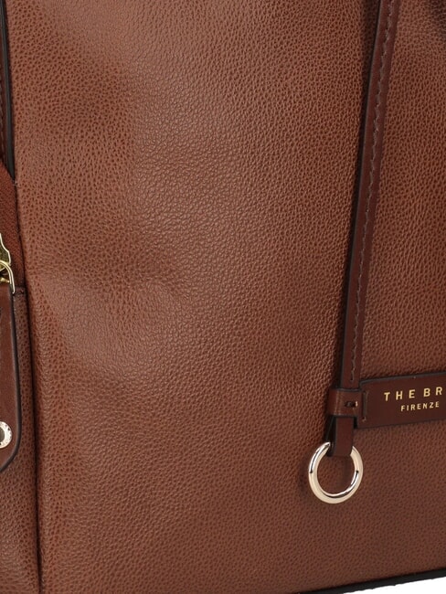 CARLOTTA Hobo-Tasche aus Leder mit Taschen BRAUN - Damentaschen