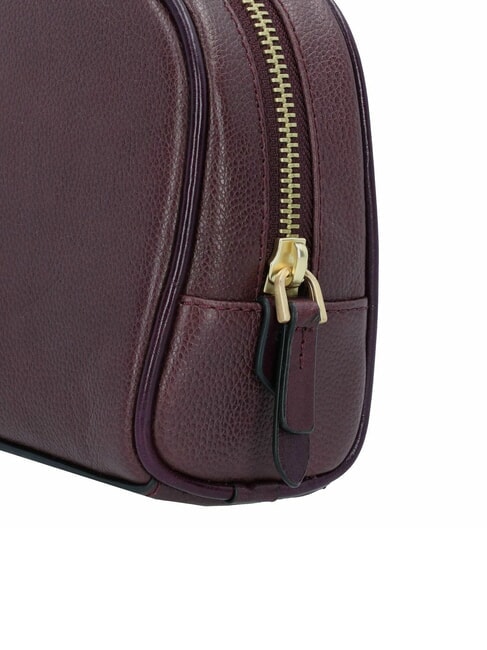 ELISABETTA Mittlere Lederschönheit Traube abb. Gold - Beauty-Case