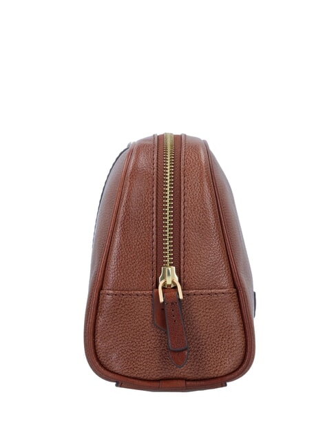 ELISABETTA Mittlere Lederschönheit BRAUN - Beauty-Case