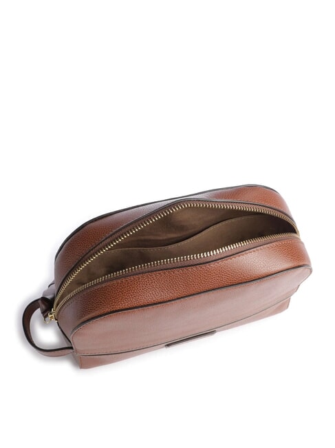 DOMITILLA Kosmetiktasche aus Leder BRAUN - Beauty-Case