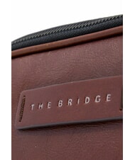 THE BRIDGE FILIPPO Kosmetiktasche aus Leder Braun / Ruthenium - Beauty-Case - 3