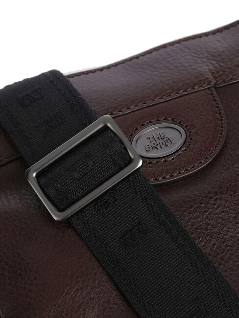 FABIO Ledertasche Süße Kastanie Ruthenium dk - Umhängetaschen Herren