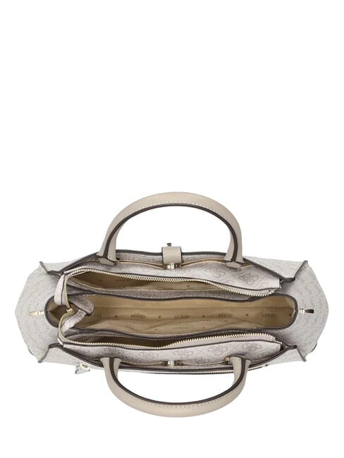 ZAMIRA Handtasche, mit Schultergurt Logo in dunklem Taupe - Damentaschen