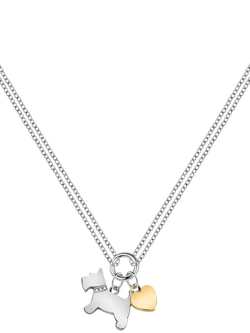 TALISMANI Stahlhalskette mit Kristallen STAHL - Halsketten