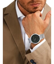 TRUSSARDI LOUD Nur Zeituhr  STAHL - Uhren - 5