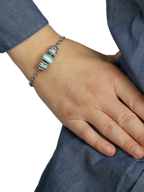 DROPS  Stahlarmband mit Kristallen STAHL - Armbänder