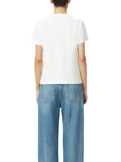 NAMBRONE  Baumwoll-T-Shirt weiß-schneeweiß - T-Shirts und Tops für Damen