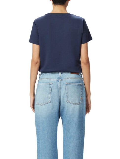 NAMBRONE  Baumwoll-T-Shirt blauer Abgrund - T-Shirts und Tops für Damen