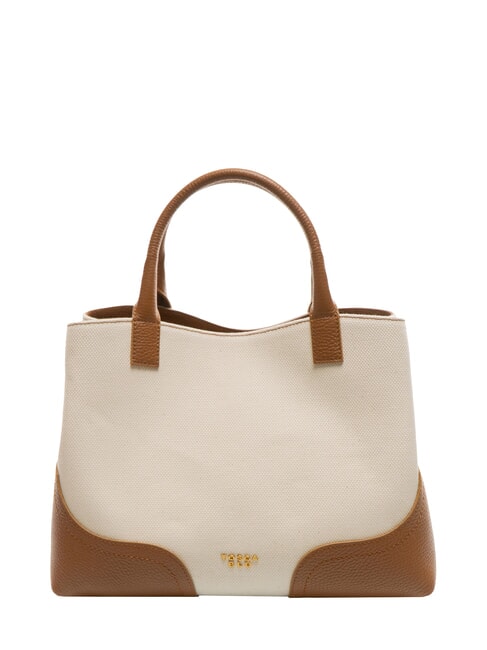 CECILIA Canvas-Handtasche mit Schultergurt LEDER - Damentaschen