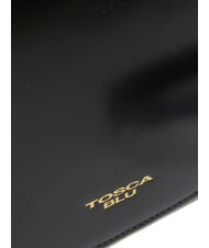 TOSCA BLU KORA Ledertasche mit Überschlag Schwarz - Damentaschen - 3