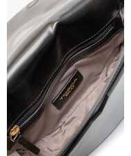 TOSCA BLU KORA Ledertasche mit Überschlag Schwarz - Damentaschen - 4