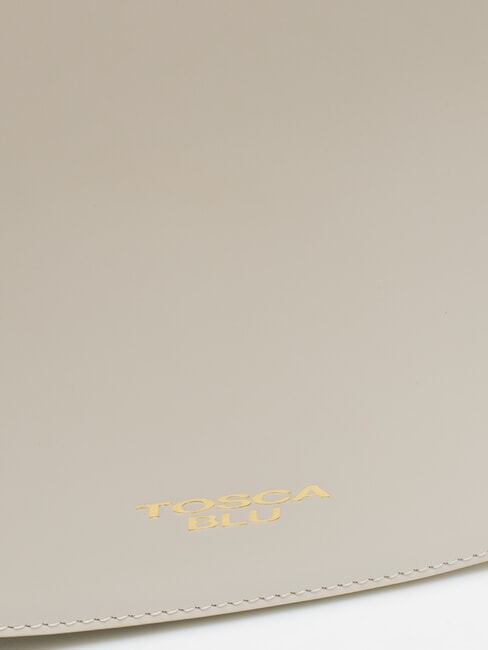 KORA Ledertasche mit Überschlag Weißes Elfenbein - Damentaschen