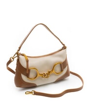 TOSCA BLU CECILIA Canvas-Umhängetasche mit Schultergurt LEDER - Damentaschen - 3