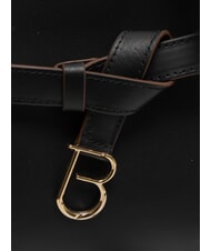 TOSCA BLU AMELIA Lederhandtasche mit Charm Schwarz - Damentaschen - 3