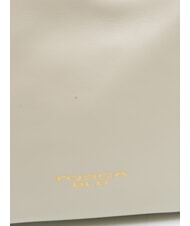 TOSCA BLU ANGIE Kleine Umhängetasche aus Leder Weißes Elfenbein - Damentaschen - 3