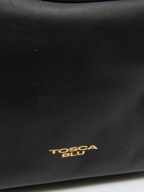 ANGIE Kleine Umhängetasche aus Leder Schwarz - Damentaschen