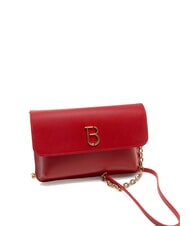 TOSCA BLU BIANCA Leder-Umhängetasche mit Kette KORALLE - Damentaschen - 2