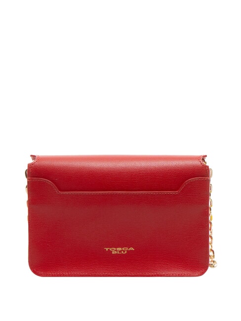 BIANCA Leder-Umhängetasche mit Kette KORALLE - Damentaschen