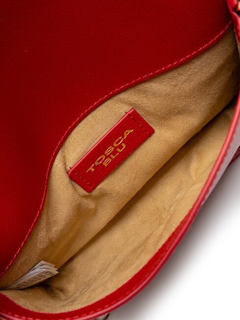 BIANCA Leder-Umhängetasche mit Kette KORALLE - Damentaschen