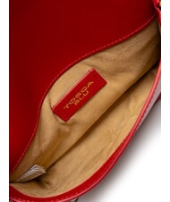 TOSCA BLU BIANCA Leder-Umhängetasche mit Kette KORALLE - Damentaschen - 5