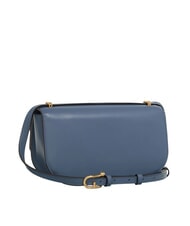 FURLA SFERA Umhängetasche aus Leder mit Klappe Denim - Damentaschen - 2